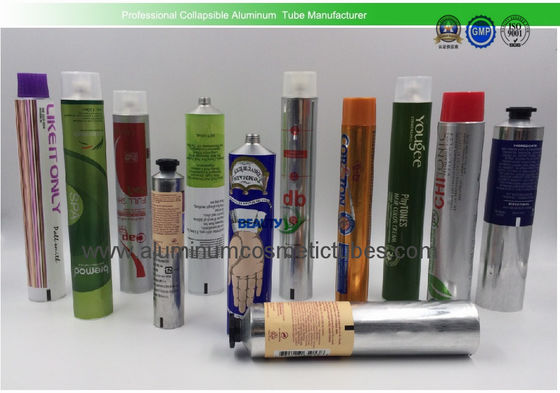 China Aluminum Reusable Toothpaste Tube ,  60ml 80ml Empty Squeeze Skin Care Tube supplier